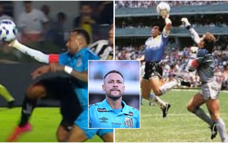 Ghi bàn bằng tay như Maradona, Neymar nhận cái kết đắng