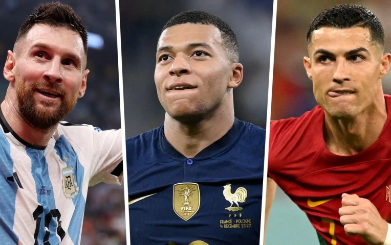 Ronaldo và Messi kém xa Mbappe ở tuổi 26