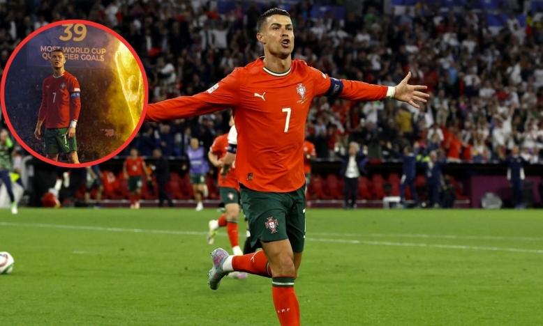 Cristiano Ronaldo làm nên lịch sử World Cup