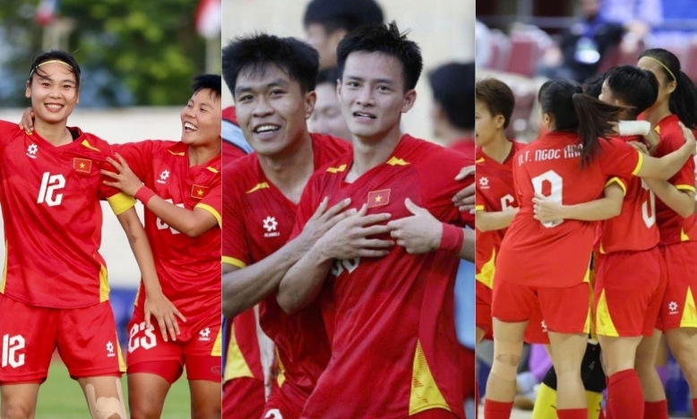 CĐV Đông Nam Á kinh ngạc thốt lên khi 3 ĐT Việt Nam cùng vào chung kết