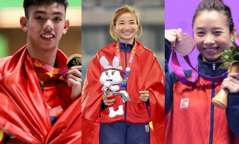 Những 'thợ săn' huy chương vàng của thể thao Việt Nam tại SEA Games 33