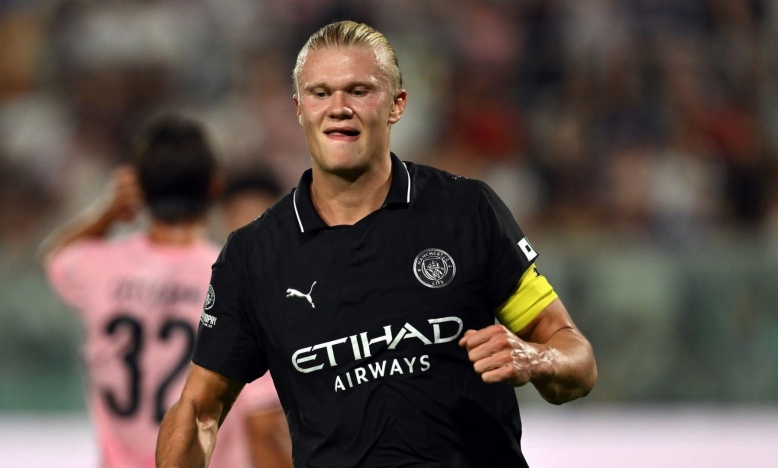 Haaland tỏa sáng, Man City đại thắng đội bóng Ý
