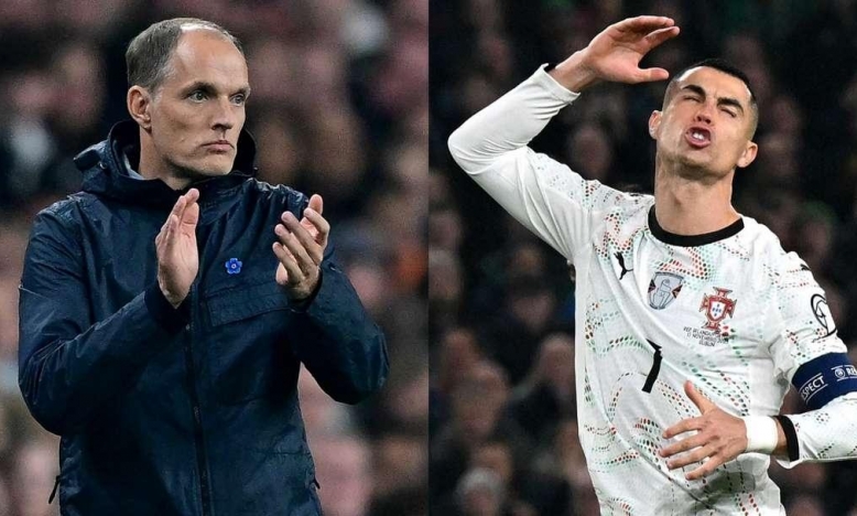 HLV Thomas Tuchel: 'Hy vọng ĐT Anh đừng bắt chước Ronaldo'