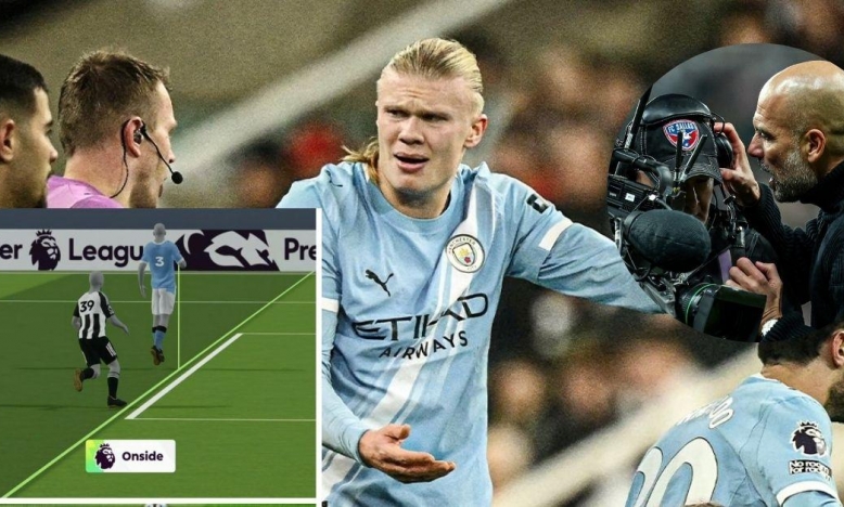 Bị VAR cướp bàn thắng, Pep Guardiola bức xúc hét vào mặt cameraman