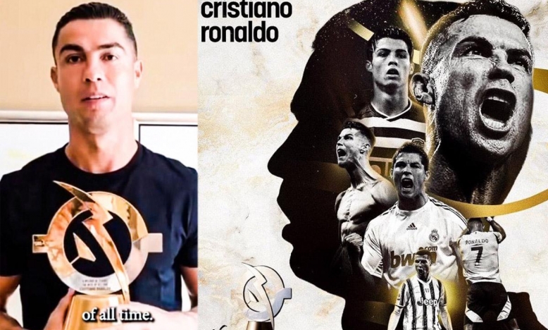 Ronaldo chính thức nhận giải xuất sắc nhất mọi thời đại