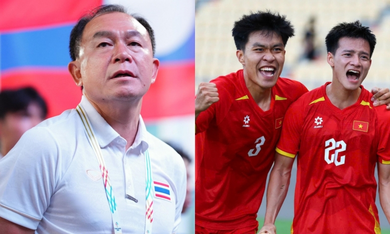 HLV Thái Lan chỉ thẳng sức mạnh của U22 Việt Nam ở SEA Games