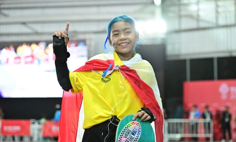 SỐC: VĐV nhí 10 tuổi gây sốt khi giành HCV SEA Games 33