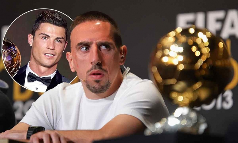 Ribery: 'Tôi nghĩ mình giành Quả bóng vàng, Ronaldo không có danh hiệu nào'