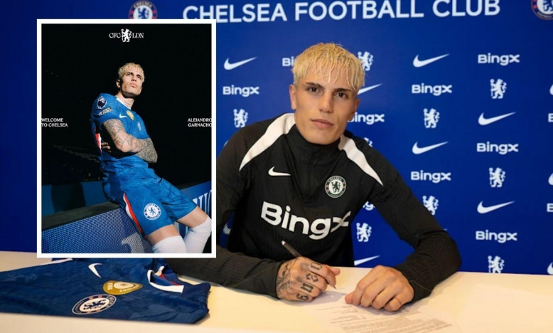 Garnacho chính thức gia nhập Chelsea