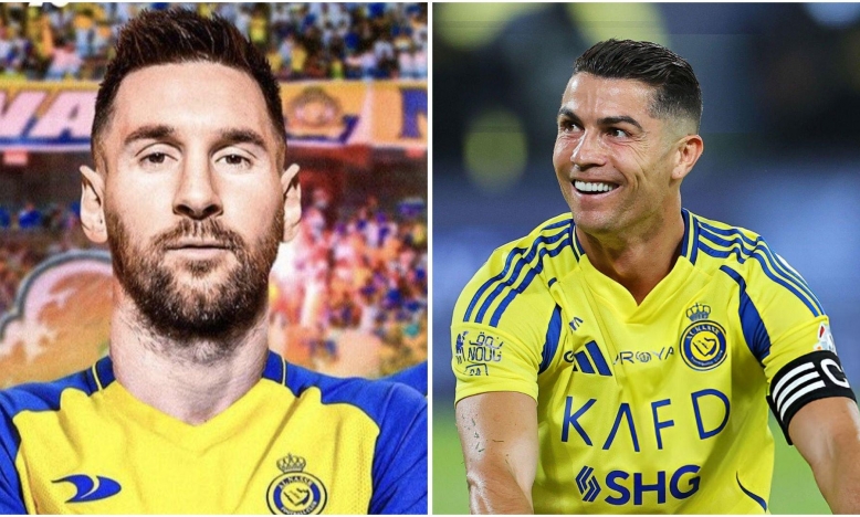 Ả Rập vào cuộc, biến Messi thành đồng đội Ronaldo