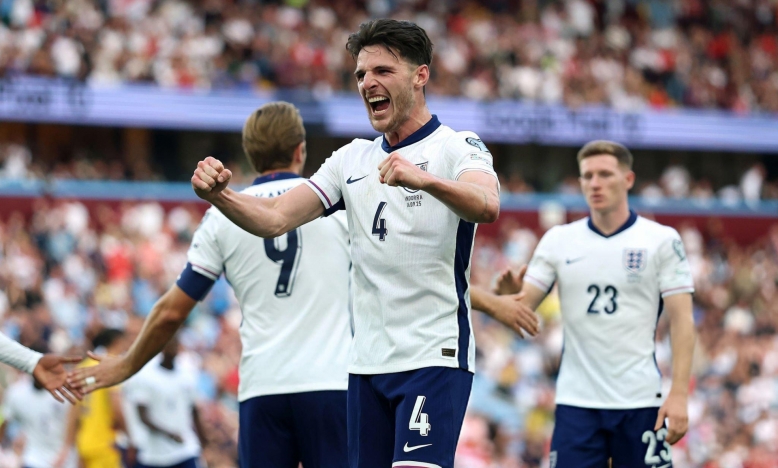 Declan Rice lập công, Anh thắng dễ Andorra