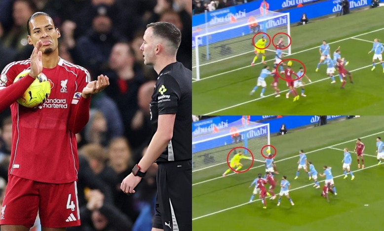 Bàn thắng của Van Dijk bị 'cướp trắng trợn' trước Man City?