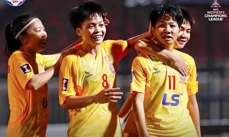 Bùng nổ phút cuối, đội của Huỳnh Như lại thắng ở cúp C1 châu Á