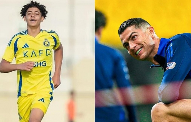 Con trai của Ronaldo lại khiến cả thế giới 'phát sốt'