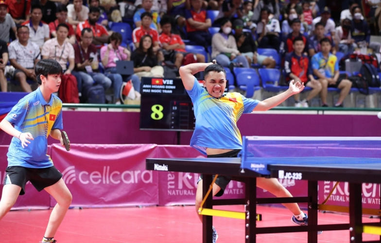 Anh Hoàng – Mai Ngọc viết lại lịch sử bóng bàn Việt Nam sau 26 năm