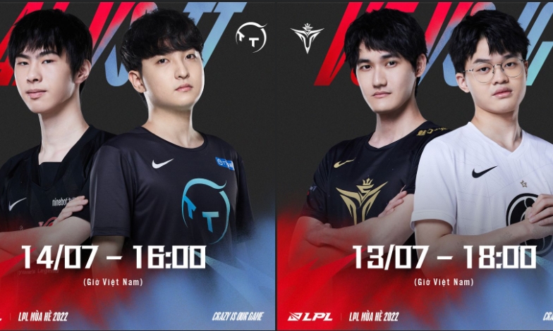 Trực tiếp LPL mùa Hè ngày 15/7: AL - TT, V5 - IG