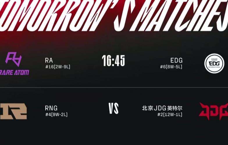 Lịch thi đấu LPL mùa Hè ngày 30/7: Đại chiến RNG - JDG