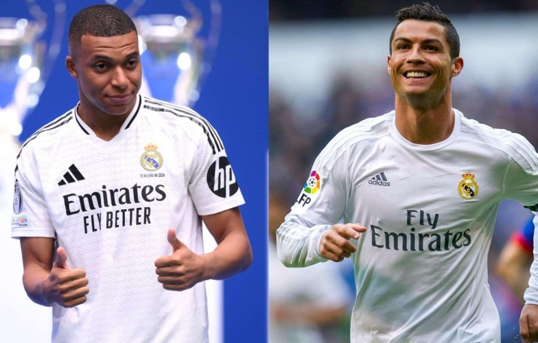 Mbappe nối gót Ronaldo nhận điều đặc biệt ở Real Madrid