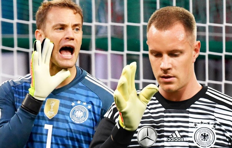 Ter Stegen 'khẩu chiến' với Neuer trước thềm Euro 2024