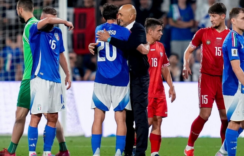Tạm biệt Spalletti, Italia hạ gục Moldova dễ dàng tại vòng loại World Cup