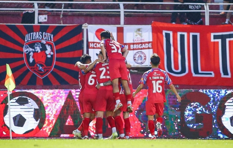 Trực tiếp CLB TP.HCM 1-0 Bình Định: Hết giờ