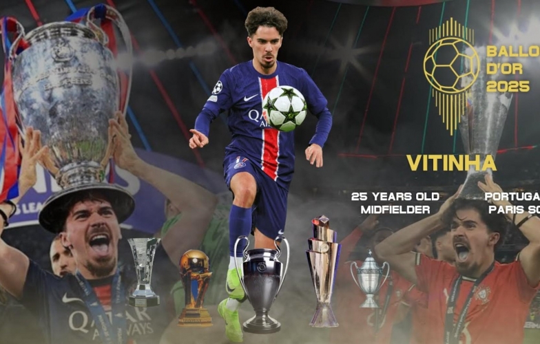 Vitinha: 'Giành được Quả bóng Vàng là điều rất tuyệt vời với tôi'