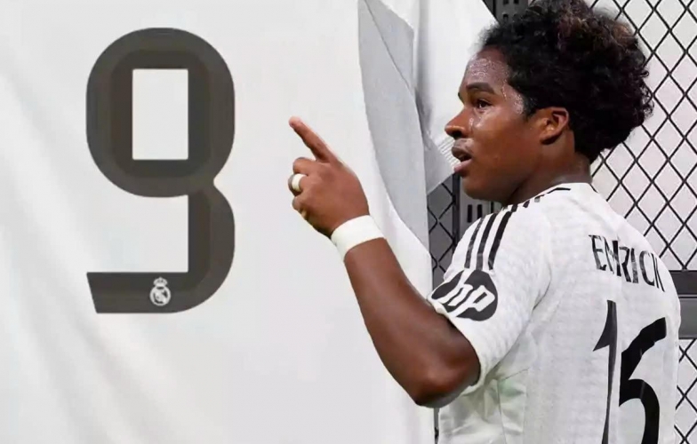 Mặc số 9 của Ronaldo và Mbappe ở Real, không vui đâu Endrick