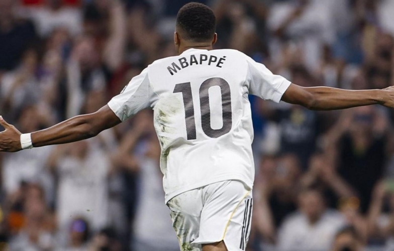 Chỉ 1 trận đấu, Mbappe vượt mặt toàn bộ cầu thủ Real Madrid mùa trước