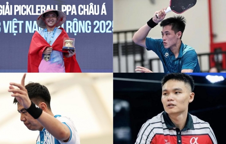 4 ngôi sao pickleball đơn nam Việt Nam hiện tại