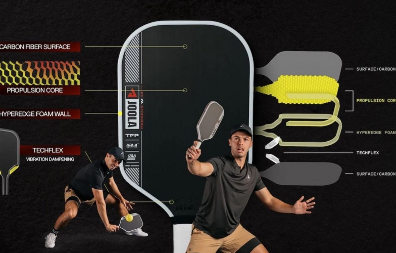 Review vợt JOOLA Perseus Ben Johns: Khi tốc độ và kiểm soát lên ngôi