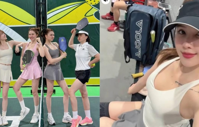 Thiều Bảo Trâm khiến fan bùng nổ với visual căng tràn năng lượng trên sân pickleball