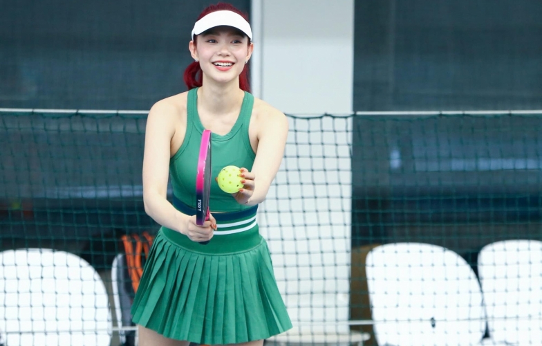 Minh Hằng mê pickleball, chồng đại gia xây hẳn 12 sân để chiều vợ