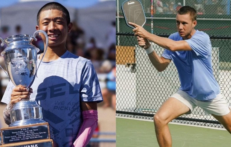 Quang Dương bắt cặp nhà vô địch APP Tour, khuấy đảo giải pickleball Việt Nam