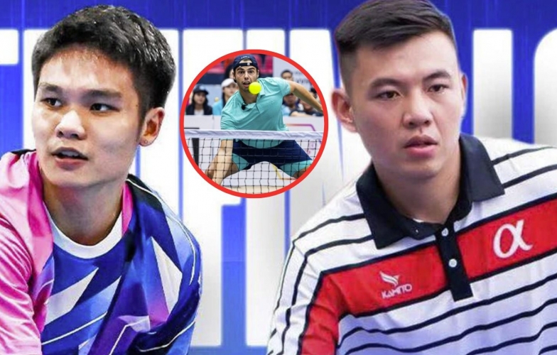 Lý Hoàng Nam, Trịnh Linh Giang so tài tay vợt pickleball số 1 thế giới