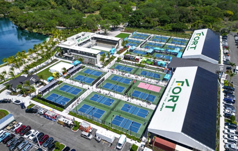 Sân vận động pickleball đầu tiên trên thế giới gây sốt