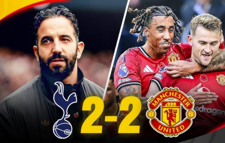 Ruben Amorim: 'Nếu can đảm hơn, MU đã thắng Tottenham'