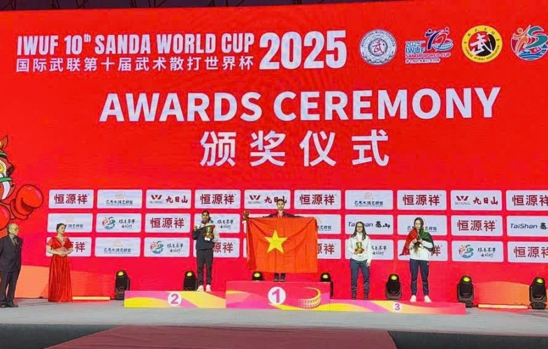 Wushu Việt Nam giành ngôi nhì toàn đoàn tại World Cup 2025