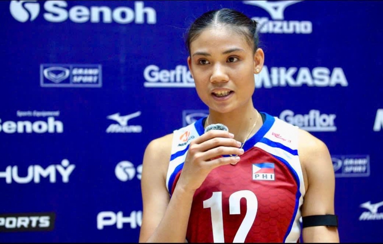 Sao trẻ bóng chuyền nữ Philippines nói thẳng khó khăn tại AVC Nations Cup 2025