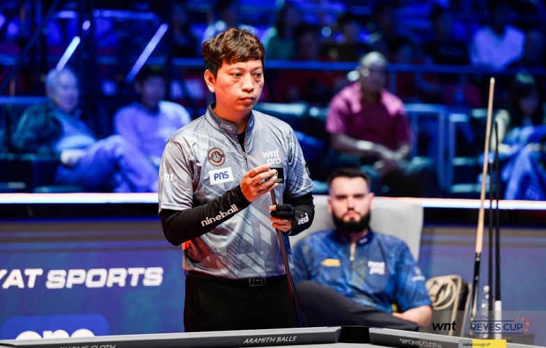 Cơ thủ Dương Quốc Hoàng nỗ lực giành vé dự Reyes Cup 2025