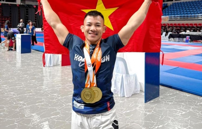 Đội tuyển jujitsu Việt Nam tạm đứng top 3 tại giải vô địch thế giới 2025