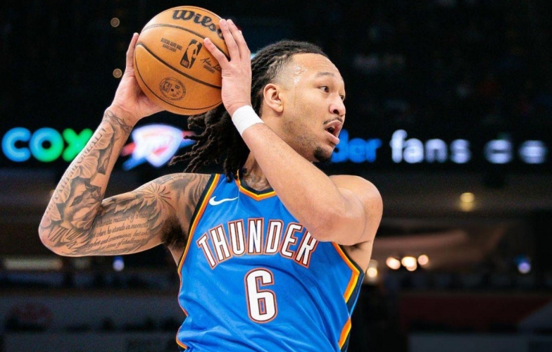 Cầu thủ gốc Việt Jaylin Williams có triple-double thứ 2 trong sự nghiệp NBA