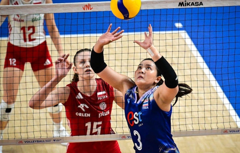 Trực tiếp bóng chuyền nữ Thái Lan vs Ba Lan, 14h00 hôm nay 4/6
