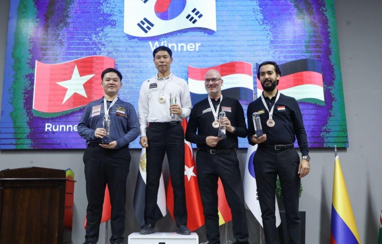 Lịch thi đấu billiards carom World Cup Ankara 2025 mới nhất