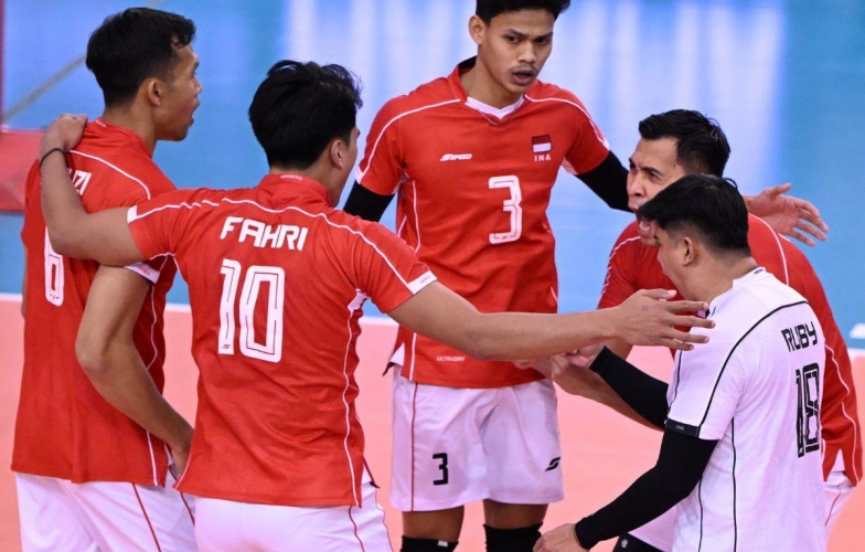 Trực tiếp bóng chuyền nam Indonesia vs Philippines, 17h00 hôm nay 13/7