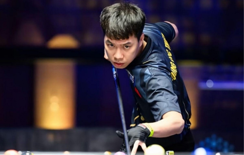 Cơ thủ Việt Nam thắng sốc huyền thoại billiards trận ra quân giải VĐTG