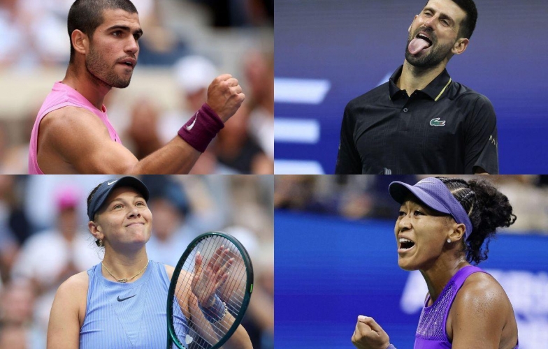 Xác định các tay vợt lọt bán kết US Open 2025