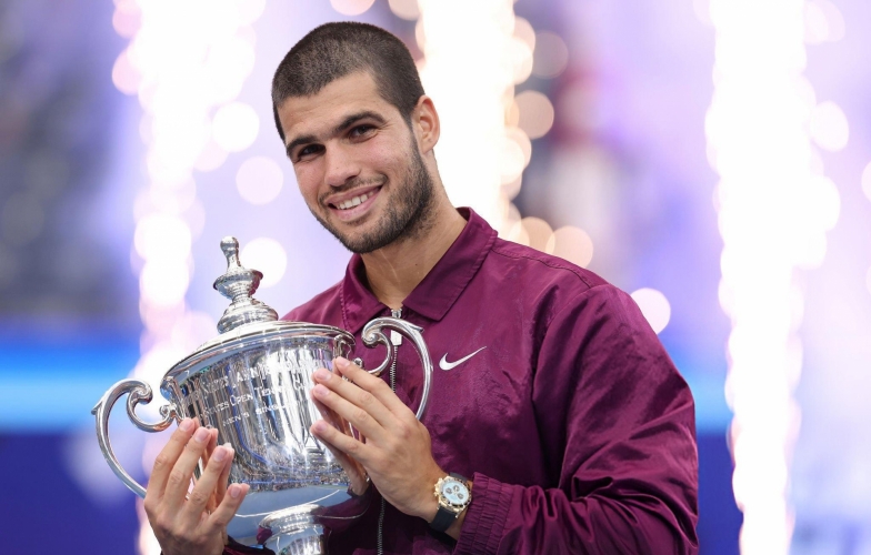 Thắng thuyết phục Sinner, Alcaraz lần thứ 2 vô địch US Open