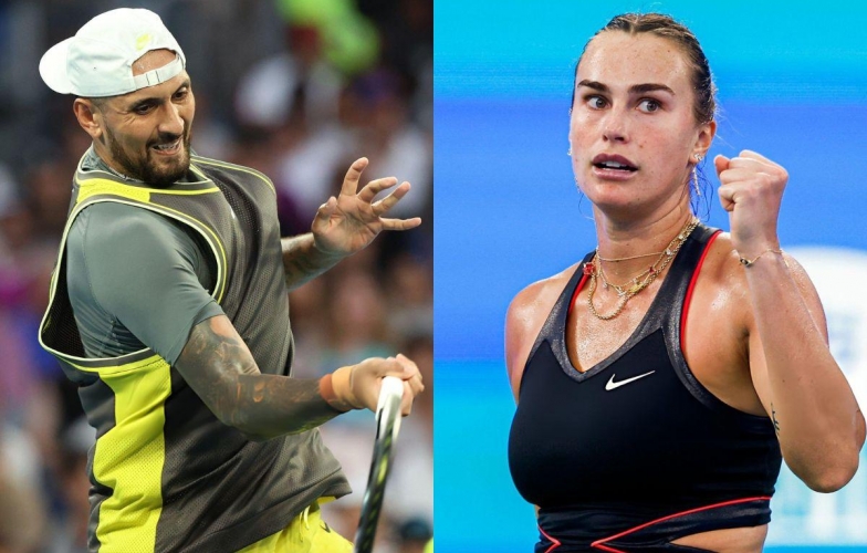 Sabalenka và Kyrgios tái hiện 'Trận chiến giới tính' huyền thoại tại Dubai