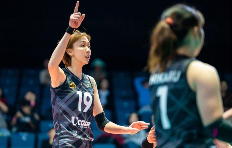 Lý Thị Luyến thắng trận thứ hai cùng đội bóng chuyền Mông Cổ