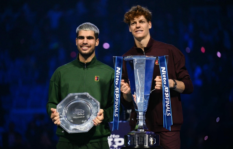 Hạ đẹp Alcaraz, Sinner bảo vệ thành công ngôi vương ATP Finals